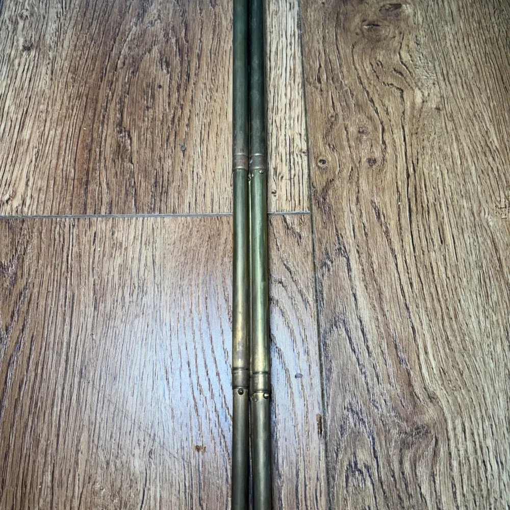 Vintage Accura Japan Telescoping Camera Tripod Brass Leg Expands 50